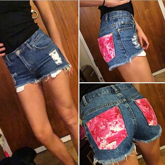 Rare Vintage Chameleon jean shorts - Picture 2 of 8